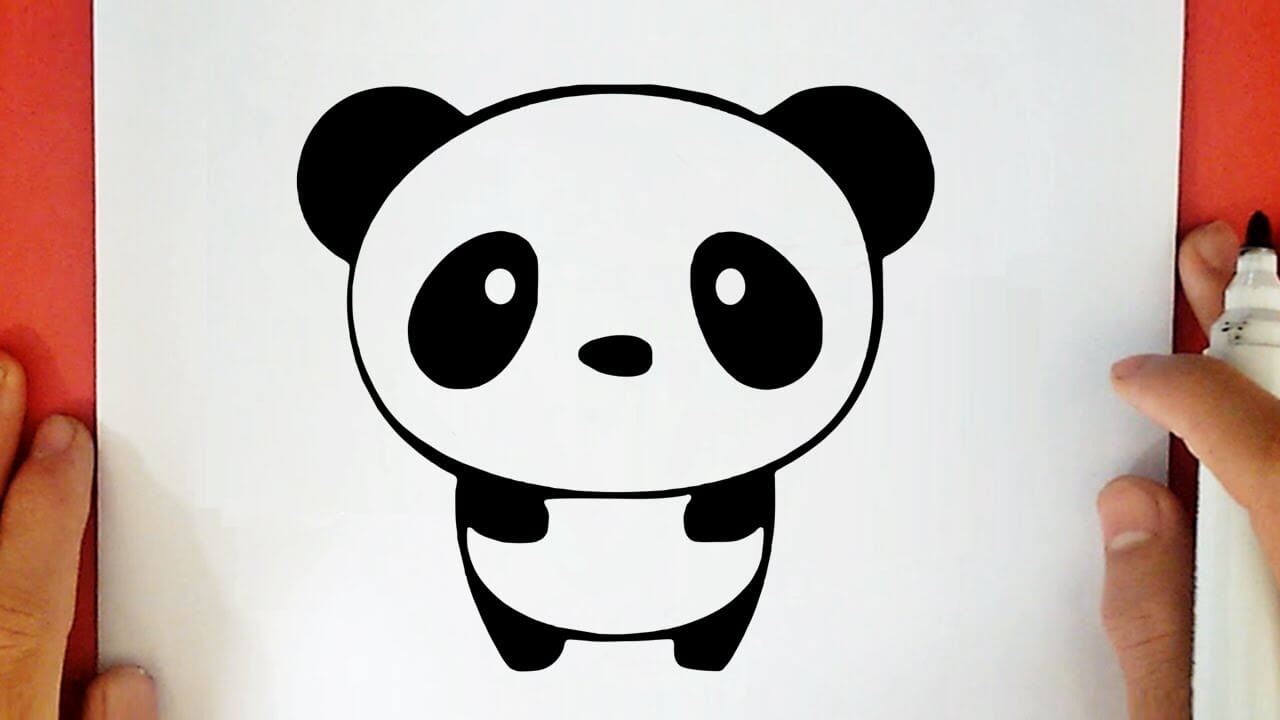 How To Draw A Cute Panda Myhobbyclass Com Learn Drawing Painting And Have Fun With Art And Craft