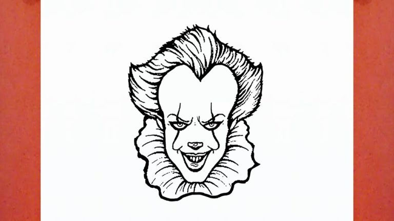 1576640602 HOW TO DRAW PENNYWISE THE CLOWN FROM IT