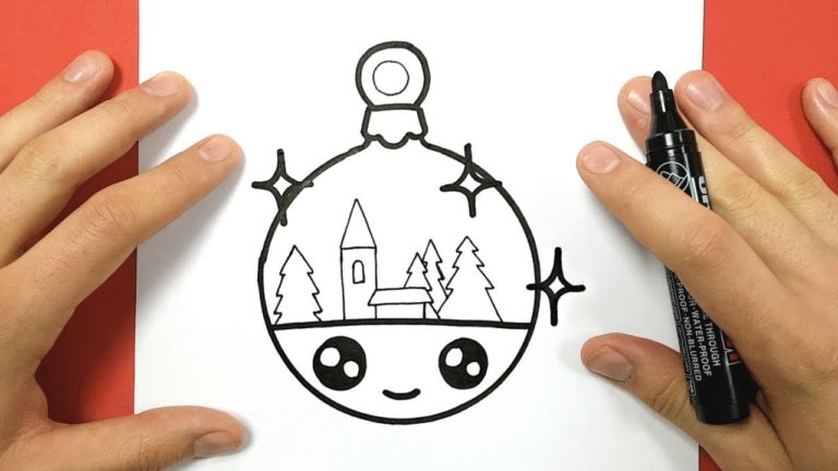 1576800867 HOW TO DRAW A CHRISTMAS ORNAMENT CUTE AND EASY