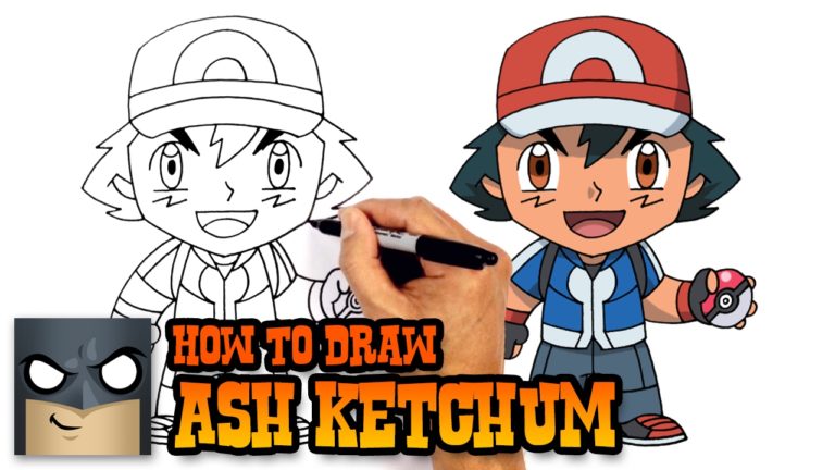 1576912491 How to Draw Ash Ketchum Pokemon