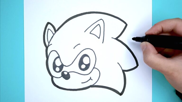 1591024395 HOW TO DRAW CUTE SONIC