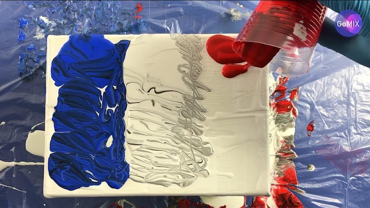 1621709274 France Flag Abstract Painting Notre Dame Tribute Acrylic Pouring