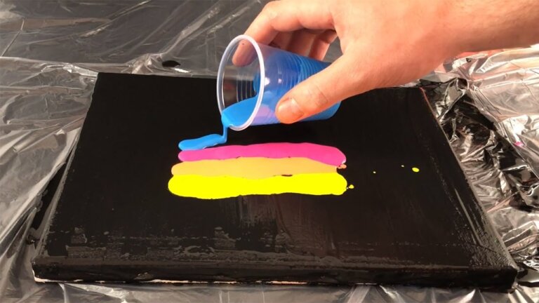 1621969667 Colorful Abstract Dots Painting Acrylic Pouring Technique