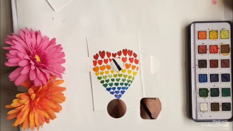 4 easy and last minute ideas for Valentines Day wall