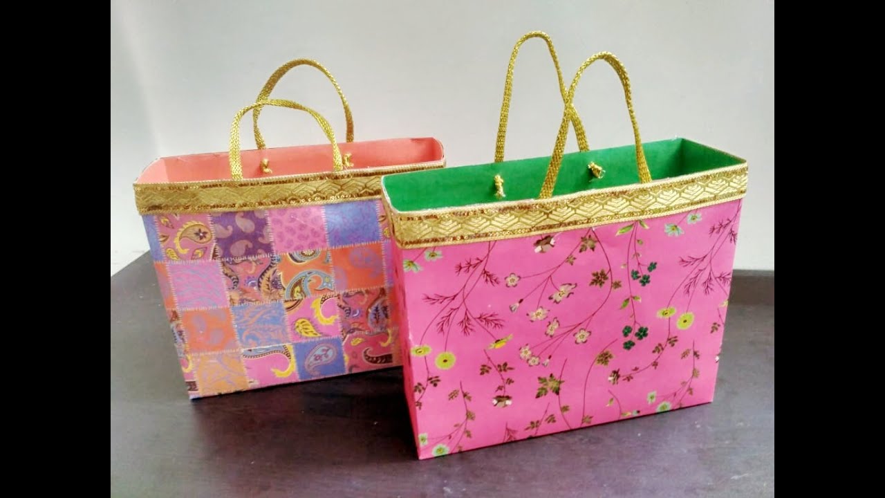 5 Min Easy DIY Paper Bag || Gift Bag ||