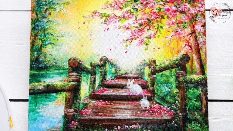 ✨A dreamy lane with Rabbits🌸+ Patreon Update🎨