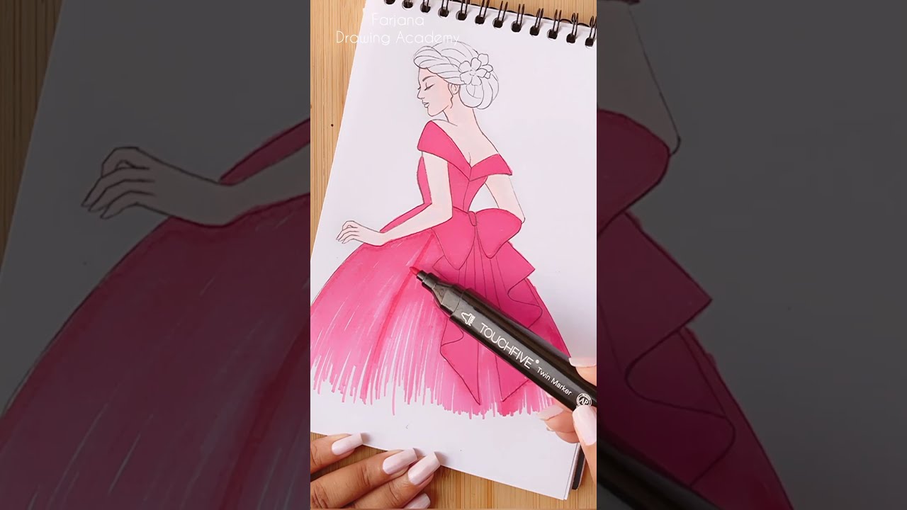 pencil drawings of dresses