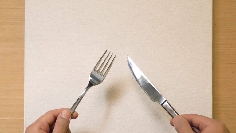 Acrylic Painting Technique using Fork and Knife