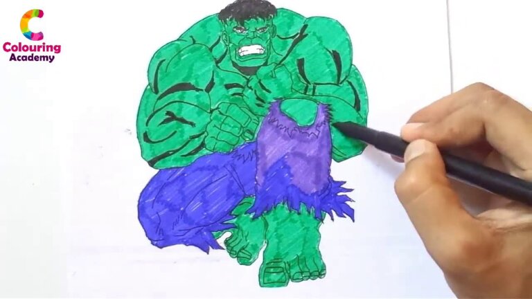 Avengers Infinity War Hulk | Avengers Coloring pages | Watch How to Draw Hulk