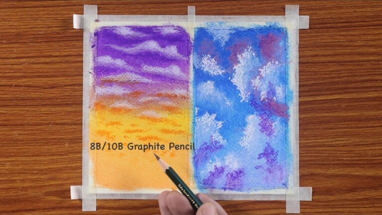 Beautiful Two in One Drawing / Drawing with Oil Pastels / Step By Step