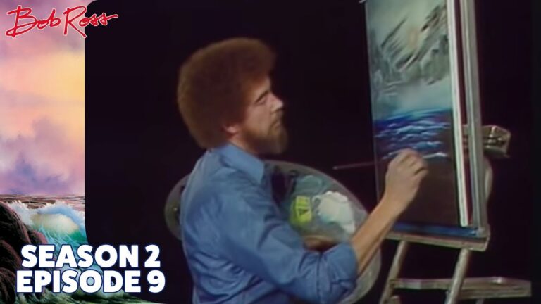Bob Ross - Black and White Seascape (Season 2 Episode 9)