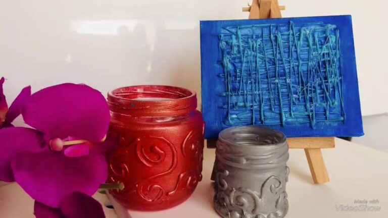 DIY Learn to create beautiful textures using glue gun Easy