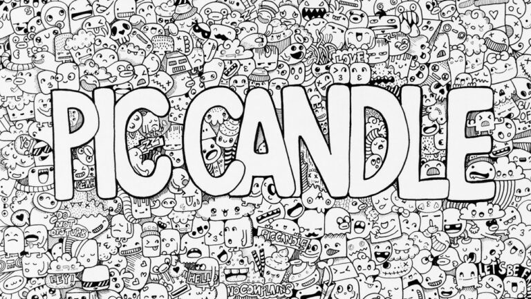 Doodling - Pic Candle (Full Page Doodle)