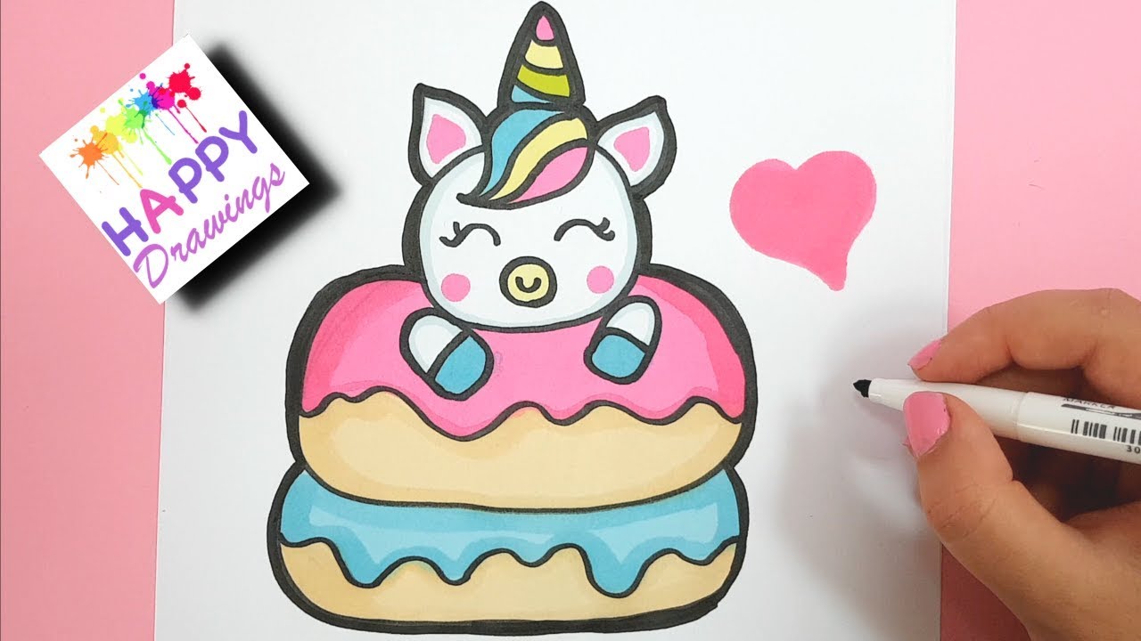 Drawing And Painting How to Draw Cute Unicorn