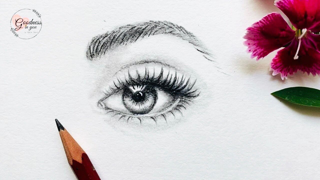 Easiest Formula to draw  Eyes  / let’s  #StayHome and Sketch ✍🏻