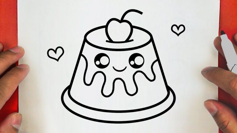 HOW TO DRAW A BEAUTIFUL DESSERT, STEP BY STEP