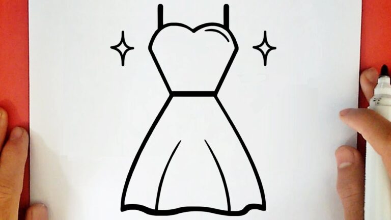 HOW TO DRAW A DRESS