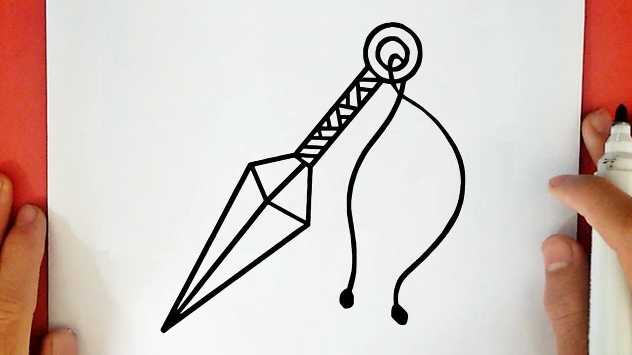 HOW TO DRAW A KUNAI MyHobbyClass Learn Drawing Painting And 