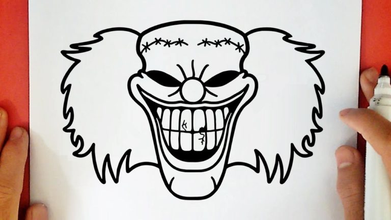 HOW TO DRAW AN EVIL CLOWN