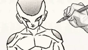 How To Draw Frieza From Dragon Ball Z Myhobbyclass Com