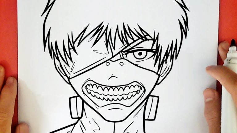 HOW TO DRAW KANEKI