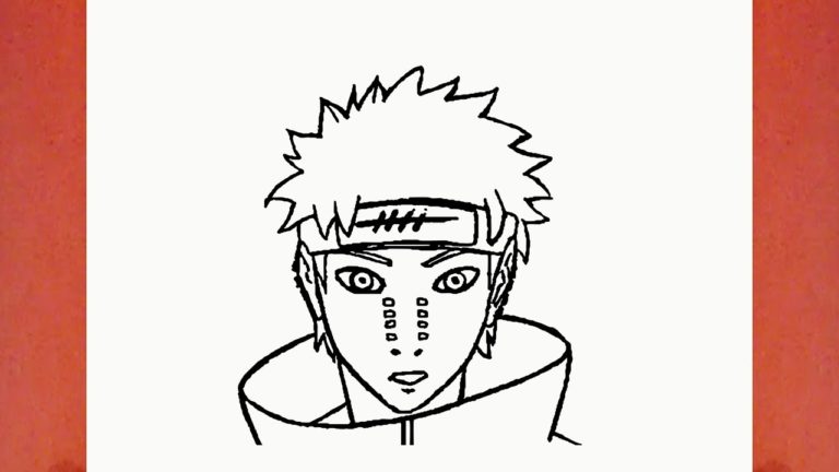 HOW TO DRAW PAIN FROM NARUTO