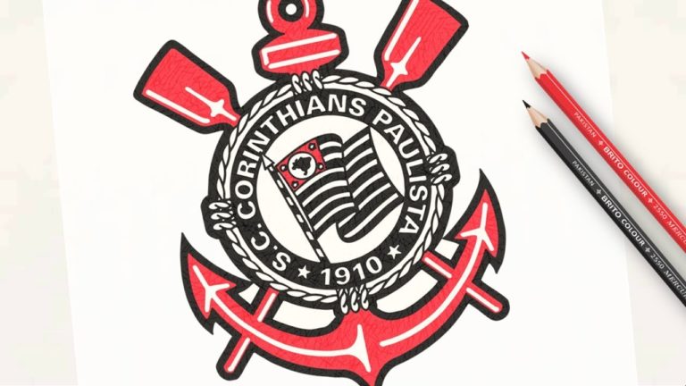 HOW TO DRAW THE CORINTHIANS LOGO