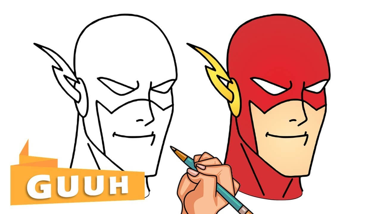 HOW TO DRAW THE FLASH FROM JUSTICE LEAGUE