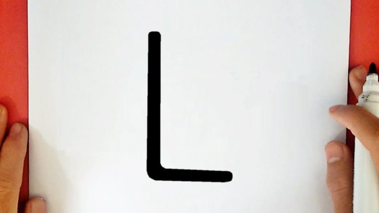 HOW TO TURN LETTER quotLquot INTO A HORSE