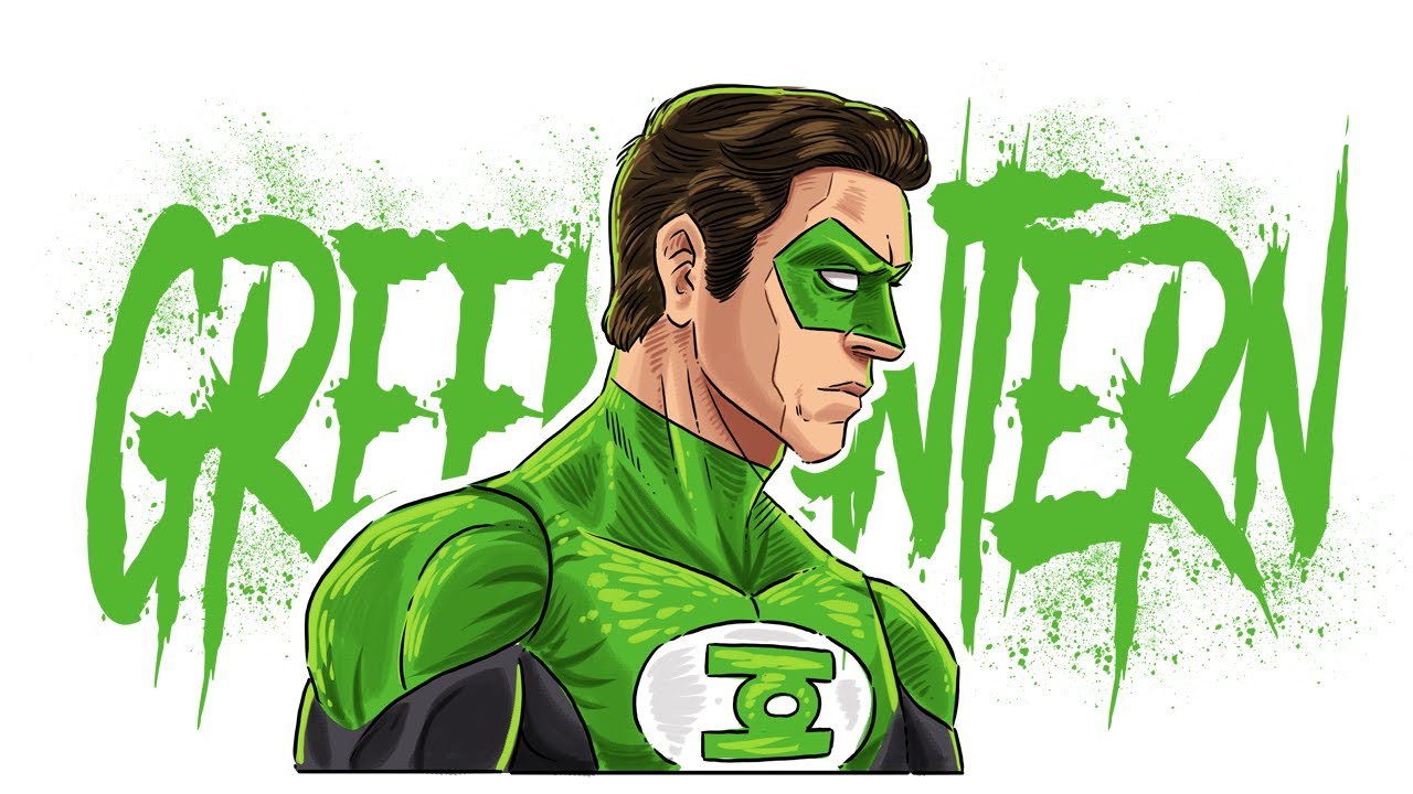 How I draw Green Lantern