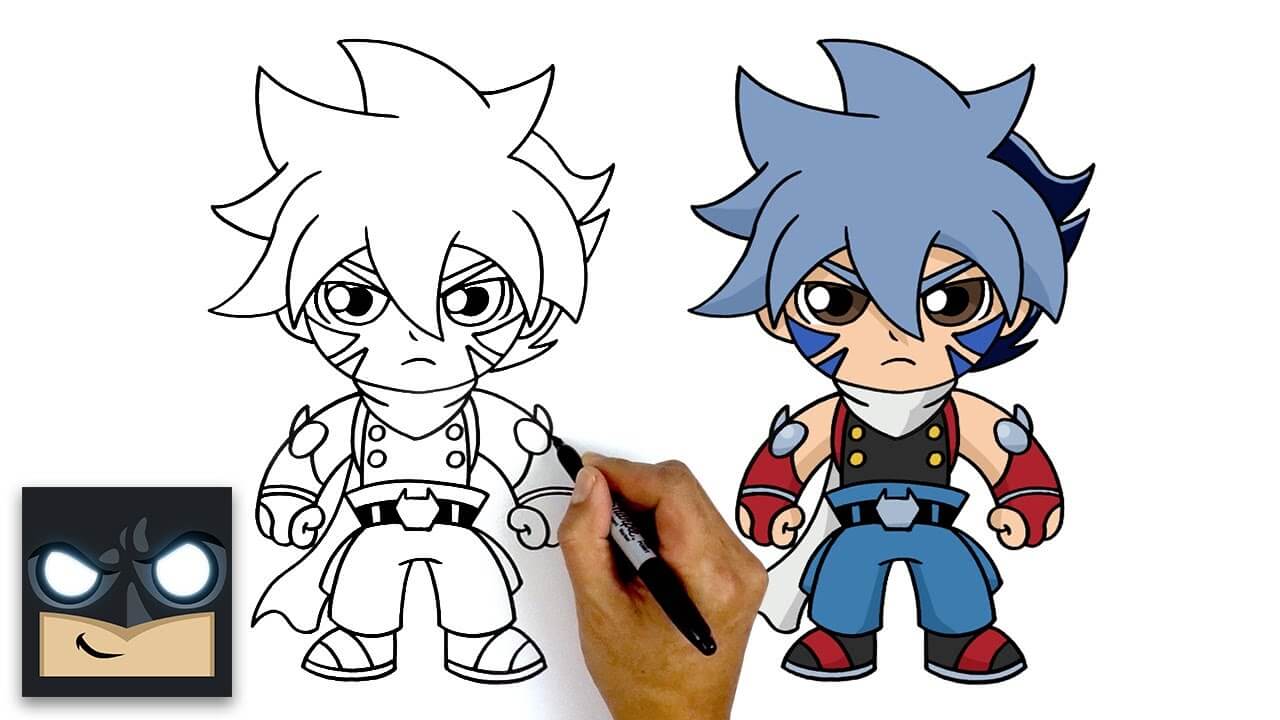 In this video learn How To Draw Beyblade | Kai. 