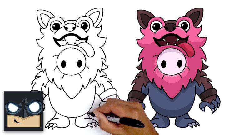 How To Draw Big Bad Wolf Skin Fall Guys