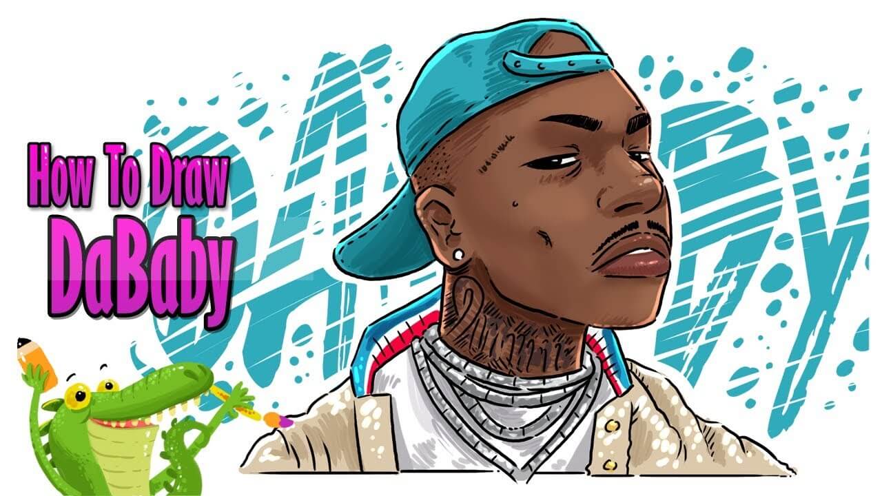 How To Draw DaBaby step by step