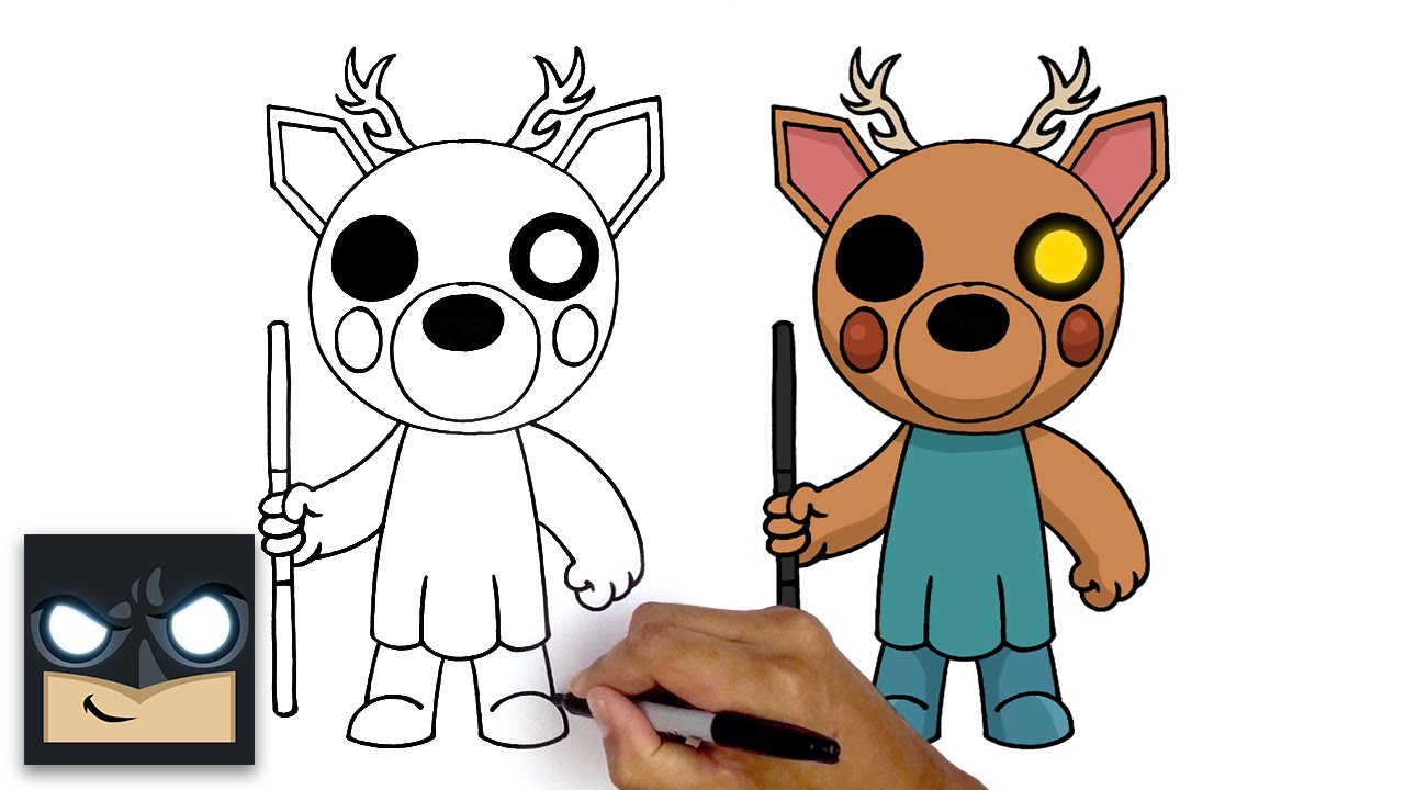 How To Draw Dessa Roblox Piggy Myhobbyclass Com - roblox drawing videos