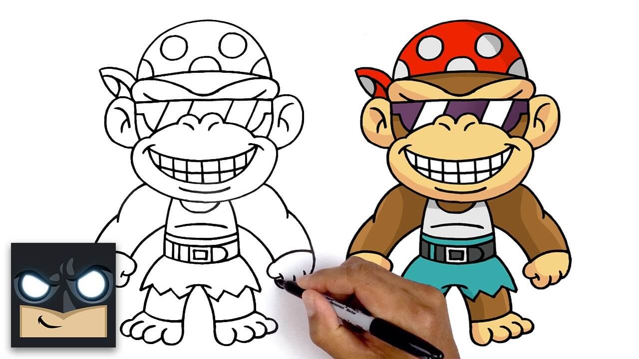 How To Draw Funky Kong