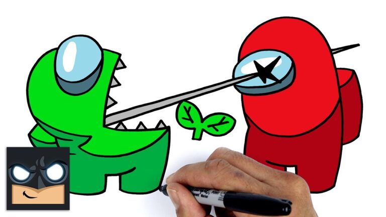 How To Draw Imposter Attack Among Us