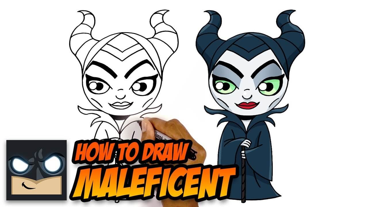 How To Draw Maleficent Mistress Of Evil