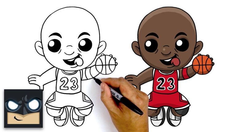 How To Draw Michael Jordan Chicago Bulls