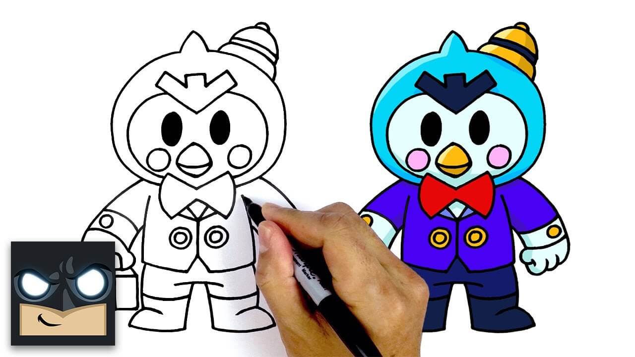 How To Draw Mr.P Brawl Stars