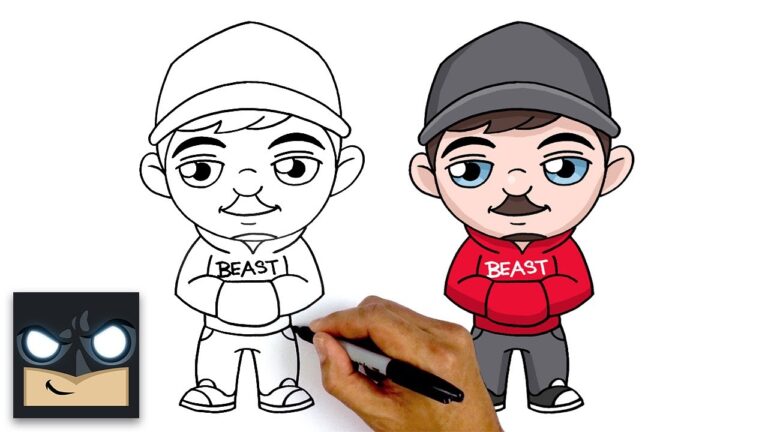 How To Draw MrBeast