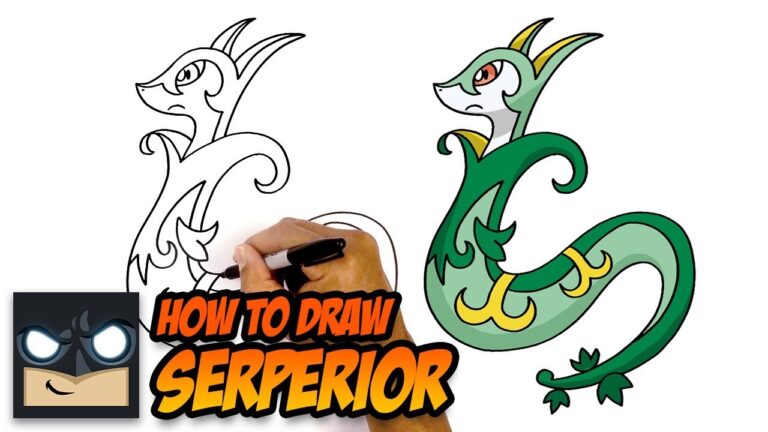 How To Draw Pokemon SERPERIOR