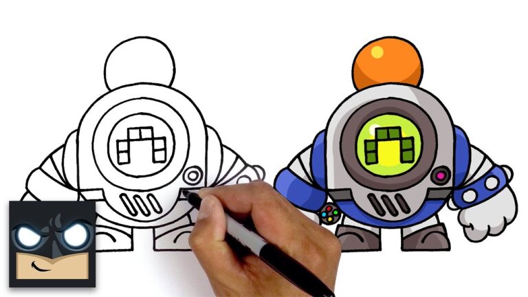 How To Draw Retro Nani Brawl Stars