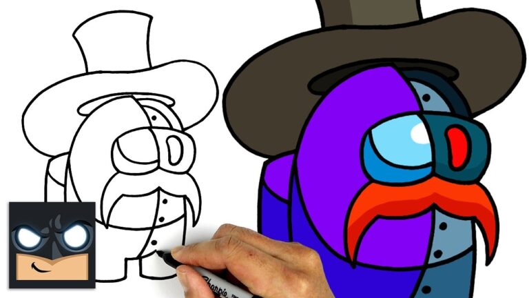 How To Draw Right Hand Man Among Us