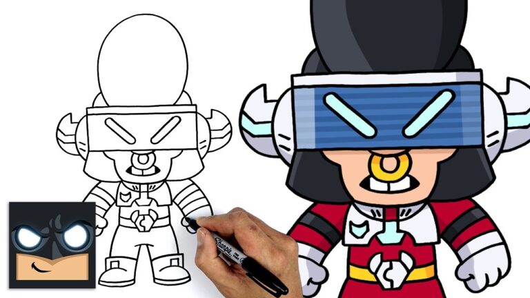 How To Draw Space Ox Bull Brawl Stars