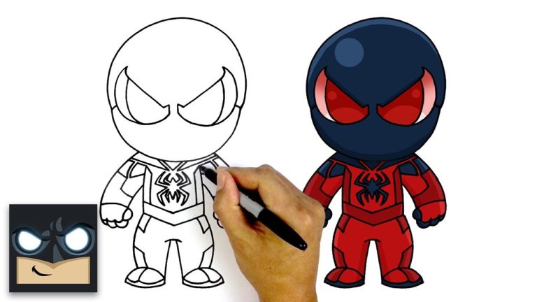 How To Draw Spider Man Scarlet Spider II Suit Spider Man