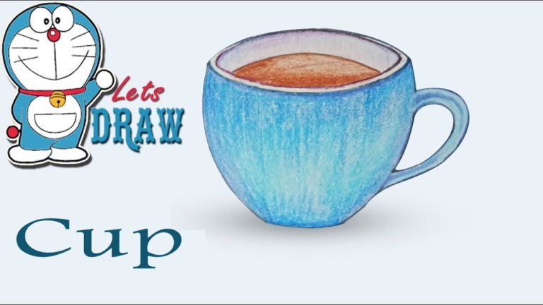 How To Draw Tea Cup step by step very easy