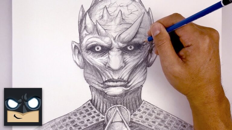 How To Draw The Night King Game of Thrones