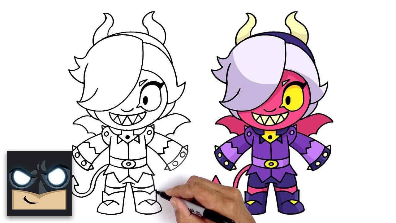 How To Draw Trixie Colette Brawl Stars