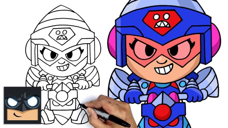How To Draw Ultra Driller Jacky Brawl Stars