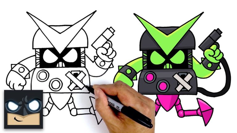 How To Draw Virus 8 Bit Brawl Stars